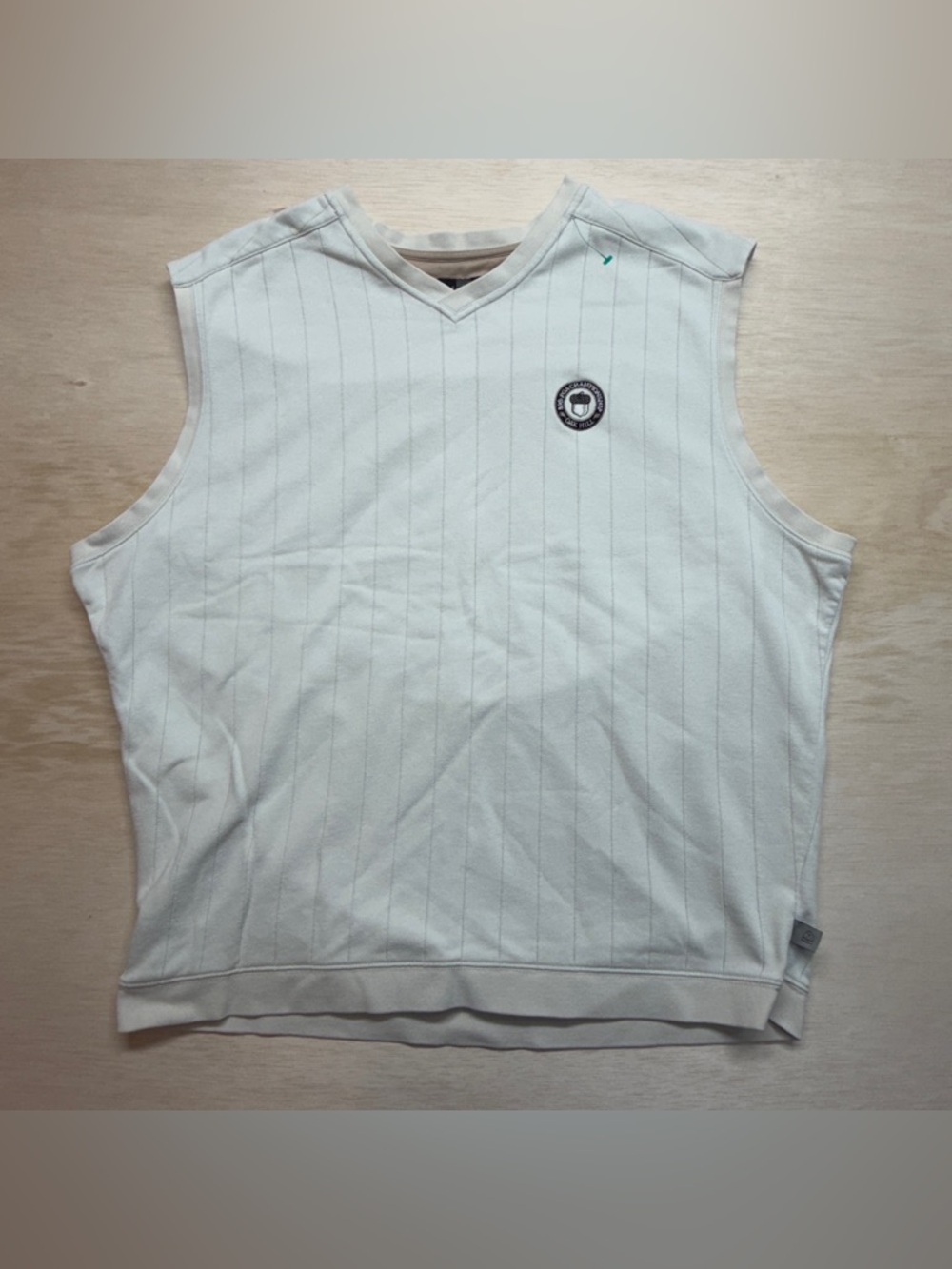 Nike Golf 85th PGA Championship Oak Hill 2003 Sweater Vest Men's XL White Y2K